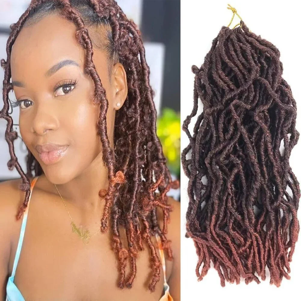 14 Inch Soft Locs Crochet Hair for Black Women, 8 Packs Faux Locs Crochet Braids